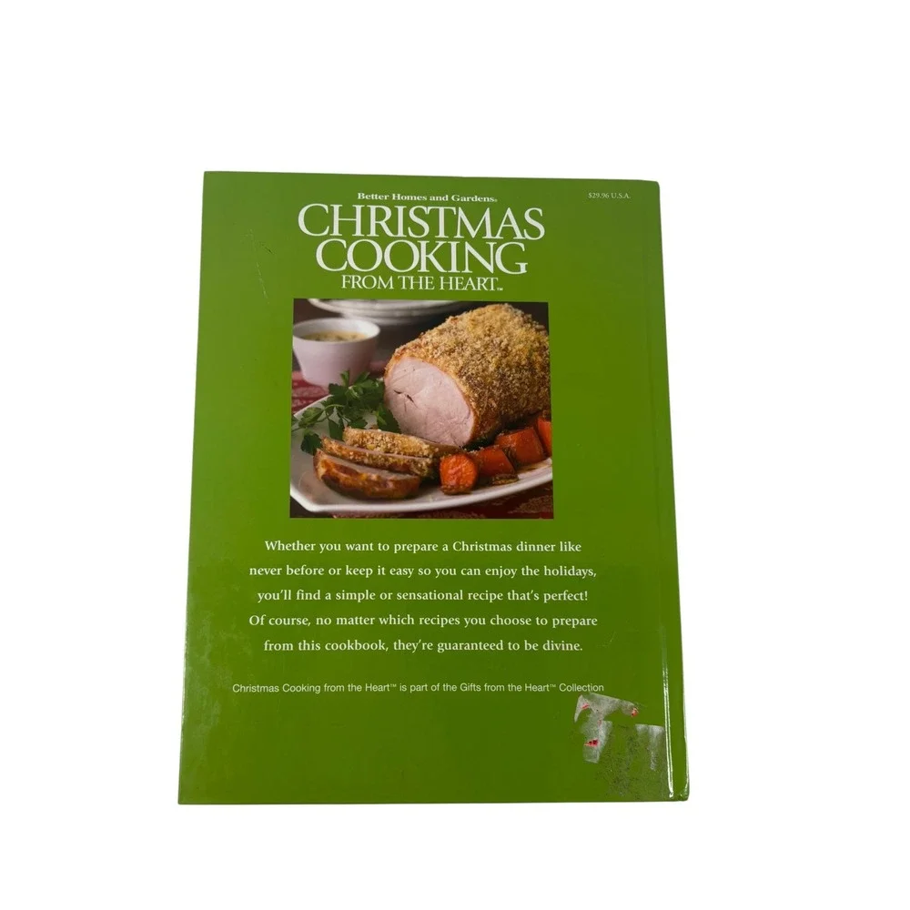 Better Homes and Gardens Christmas Cooking From The Heart Vol 6 Green Excellent